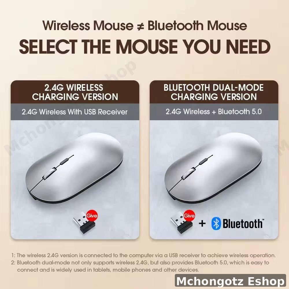 X2 Dual Mode Wireless Mouse (2.4G + Bluetooth)
