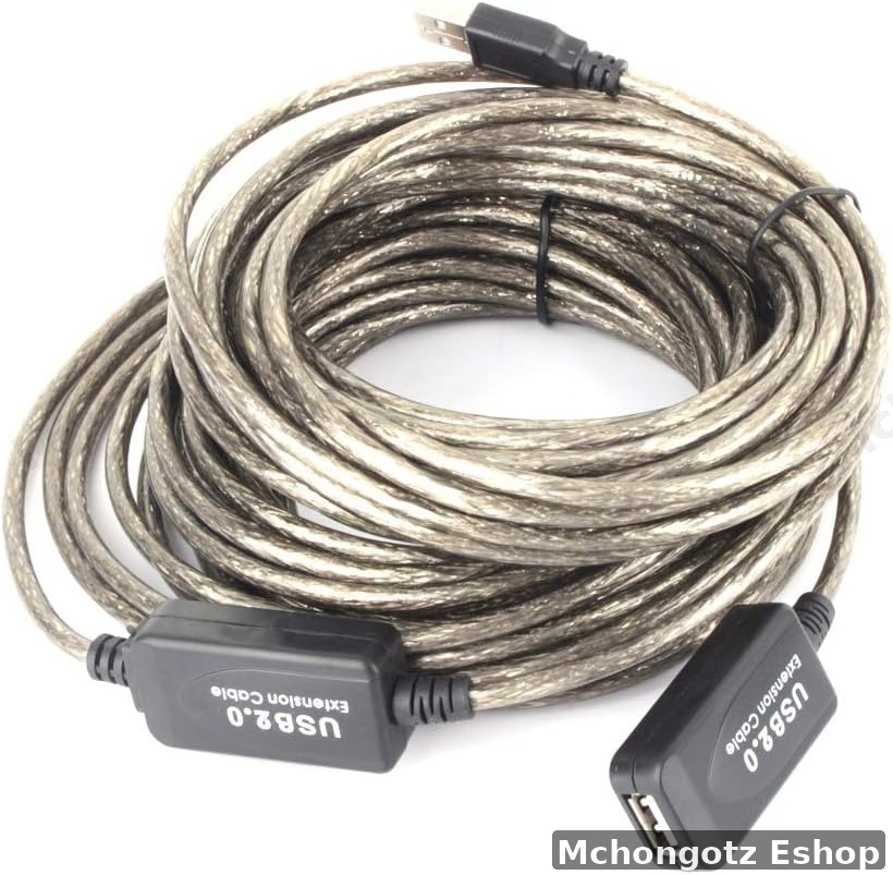 15M Printer Cable USB 2.0 Extension Cable A Male to A Female High-Speed Adapter Cord