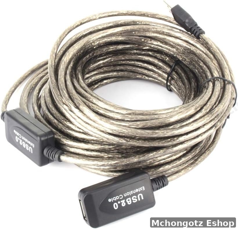 15M Printer Cable USB 2.0 Extension Cable A Male to A Female High-Speed Adapter Cord