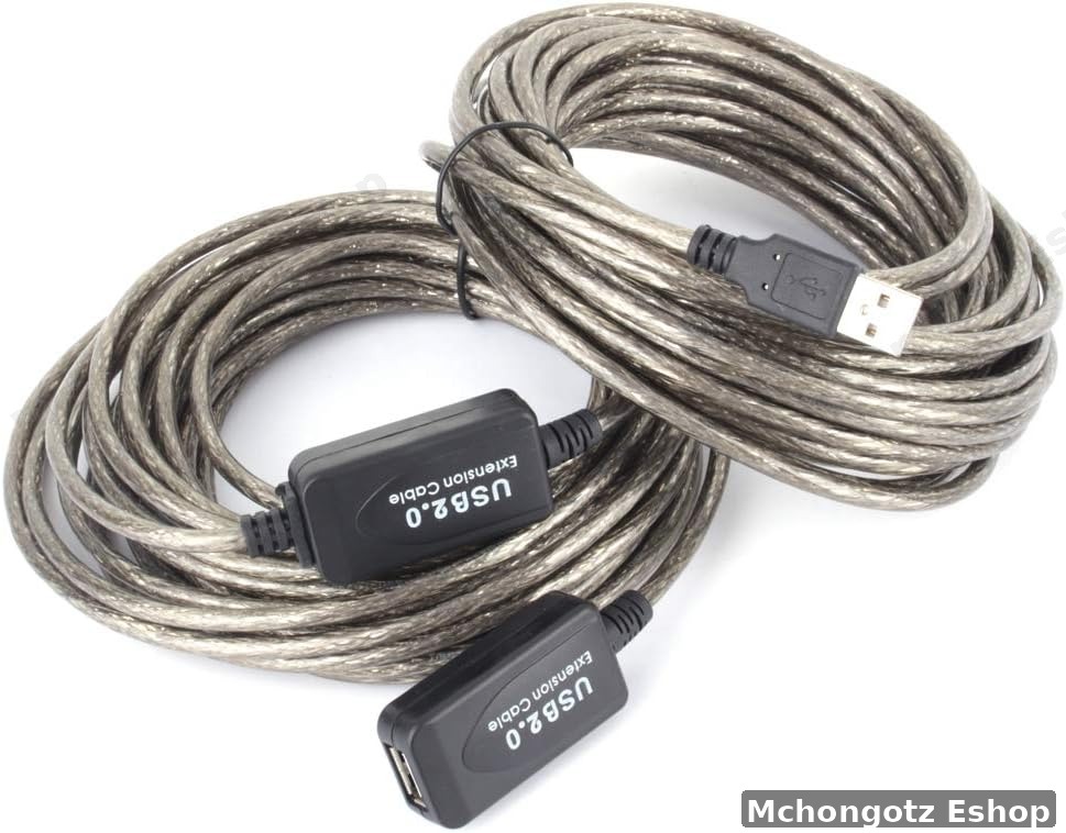 15M Printer Cable USB 2.0 Extension Cable A Male to A Female High-Speed Adapter Cord