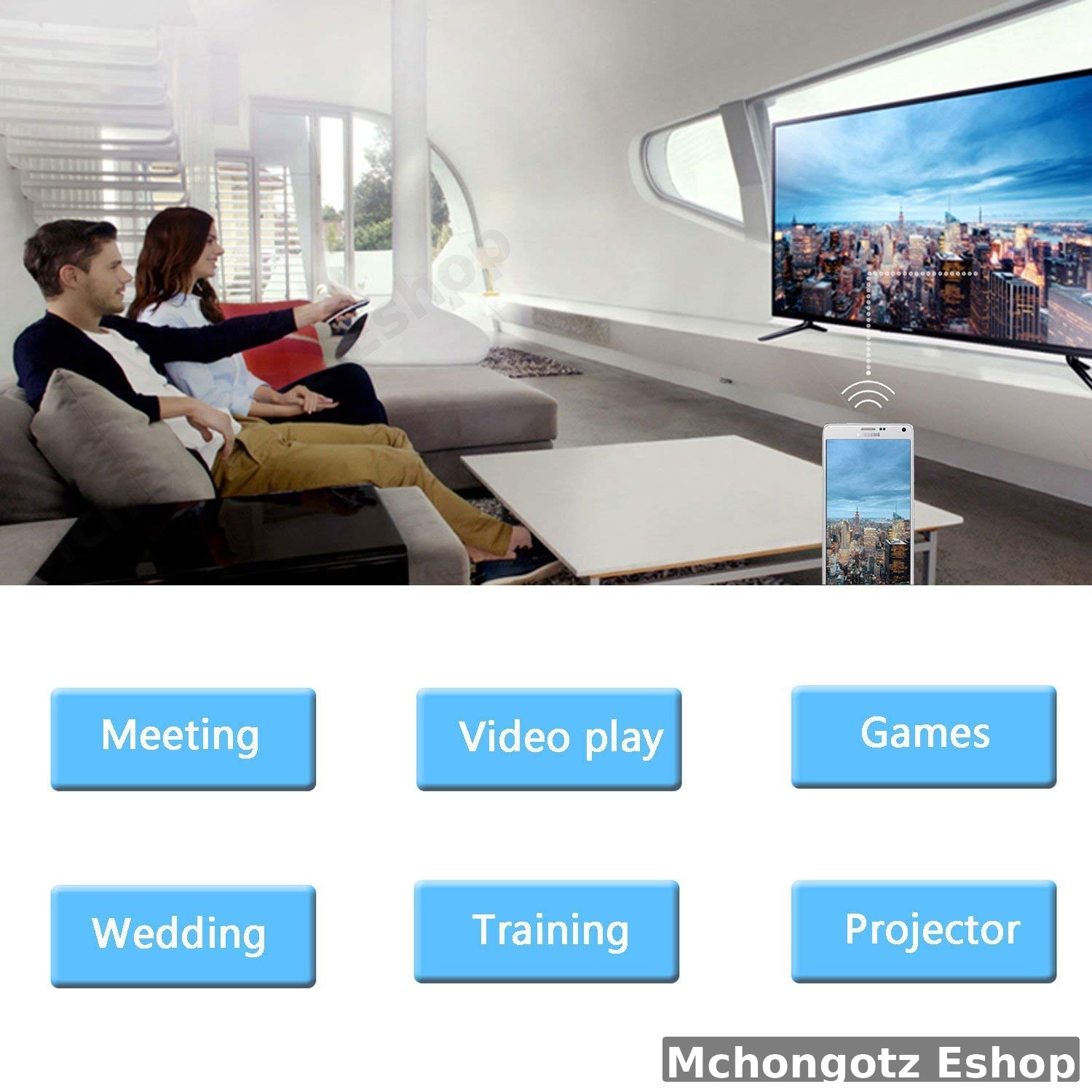 3-in-1 Phone to HDMI Cable (Lightning / Type-C / Micro USB)