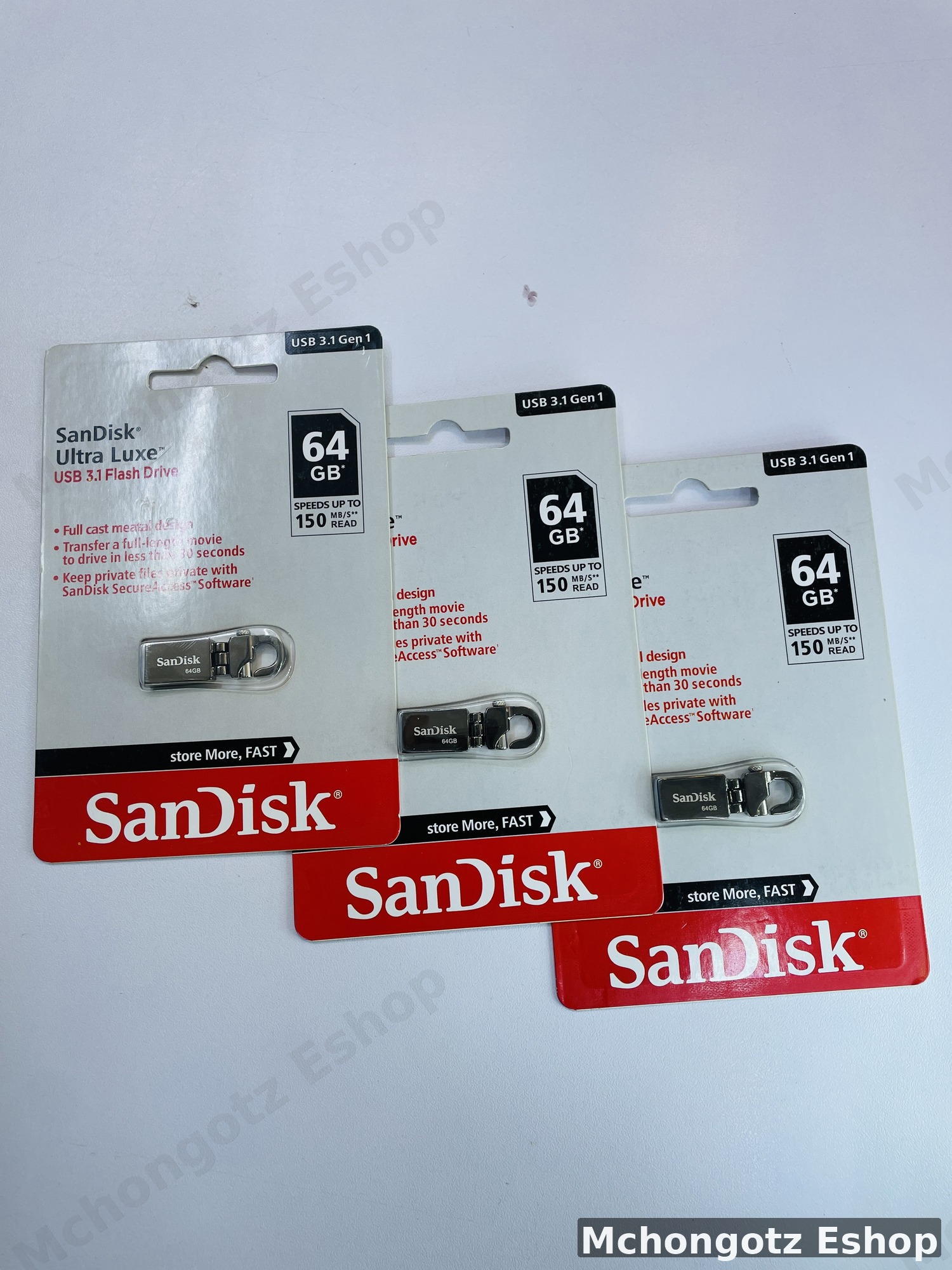64GB SanDisk Ultra Luxe USB 3.1 Flash Drive
