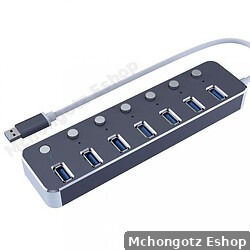 7-Port USB 3.0 Hub Splitter Adapter