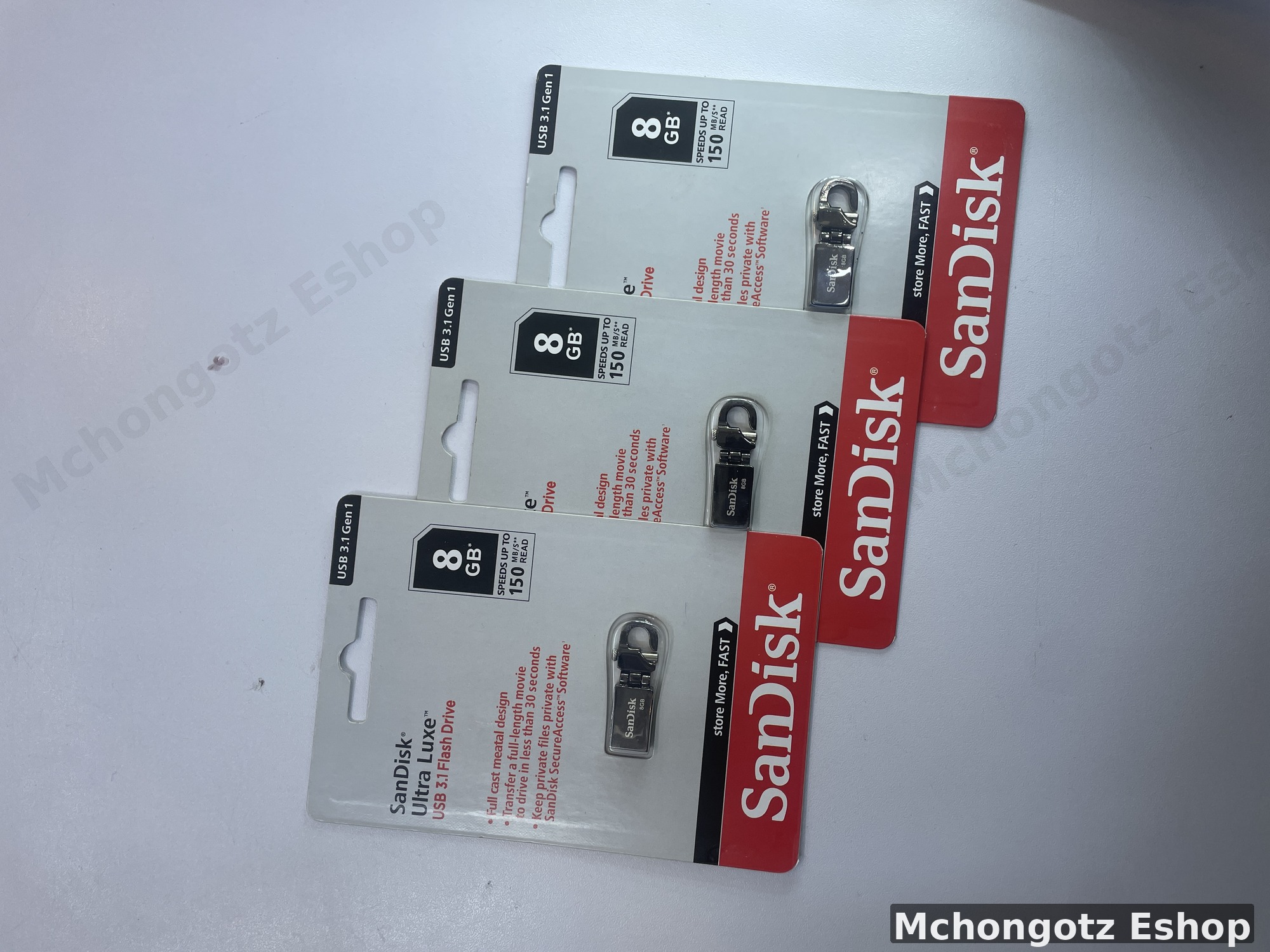 8GB SanDisk Ultra Luxe USB 3.1 Flash Drive