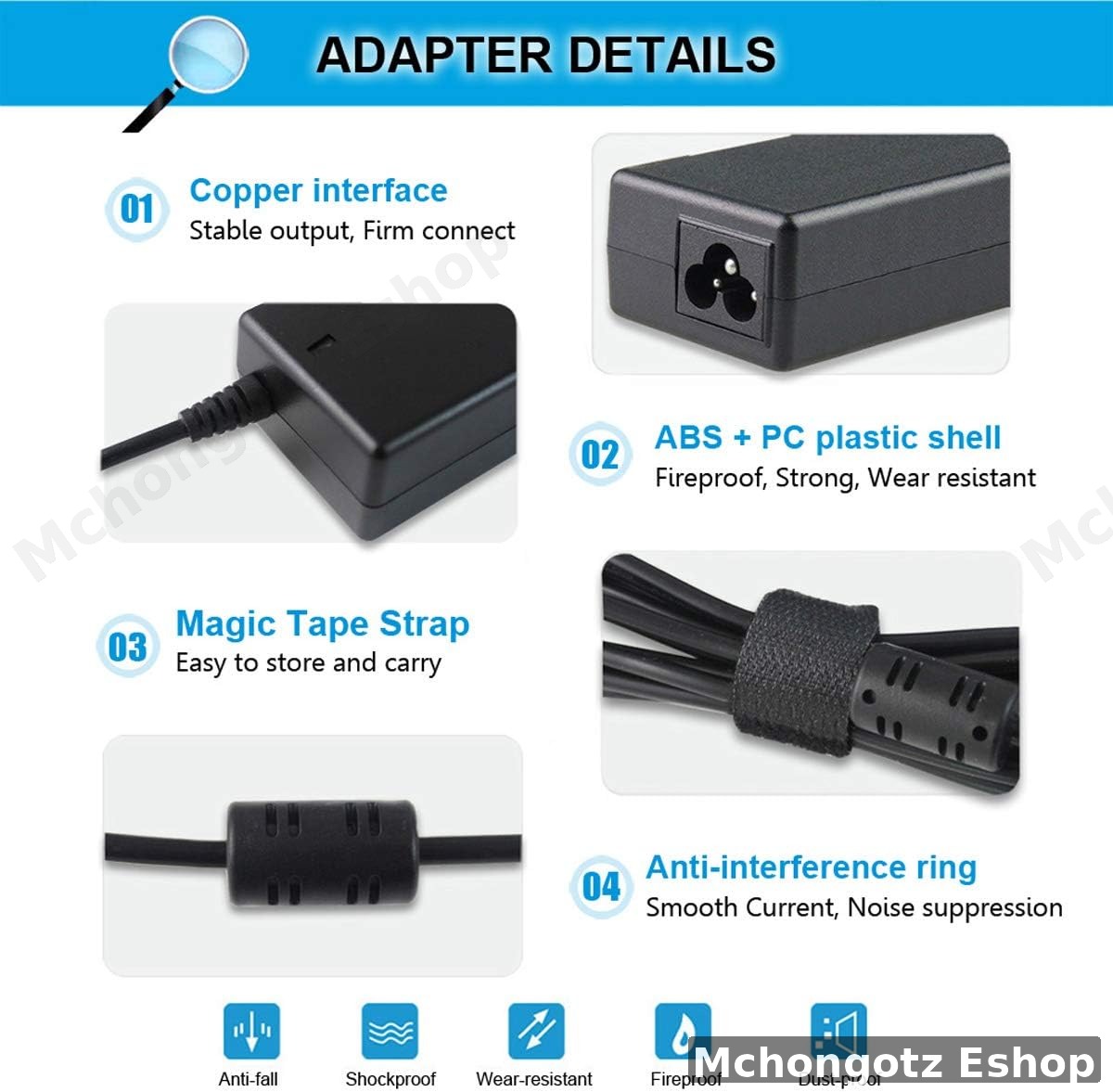 ACER 65W Yellow Pin Laptop Power Adapter (19V 3.42A)
