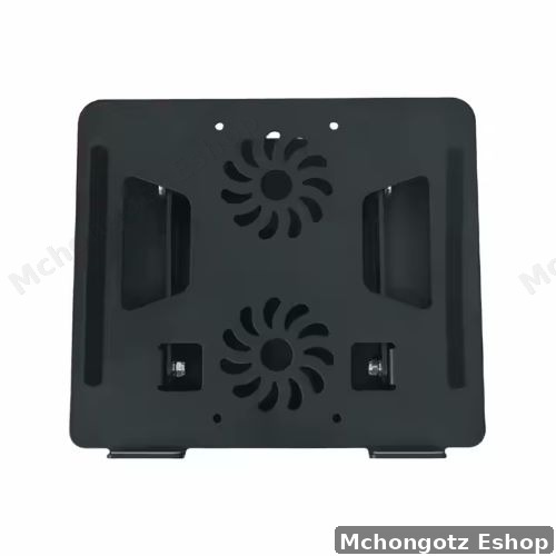 Aluminum Laptop Stand YL-906 with 360° Rotation & Cooling Fans