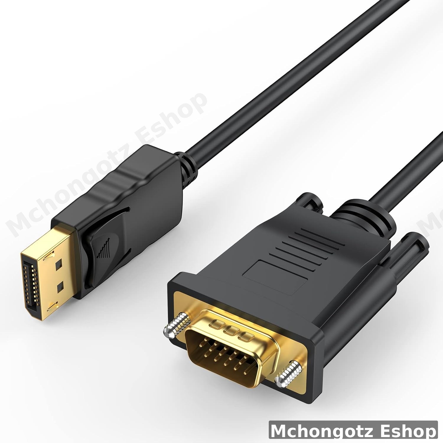 DisplayPort to VGA Cable 1.5M (1080P, Male to Male)