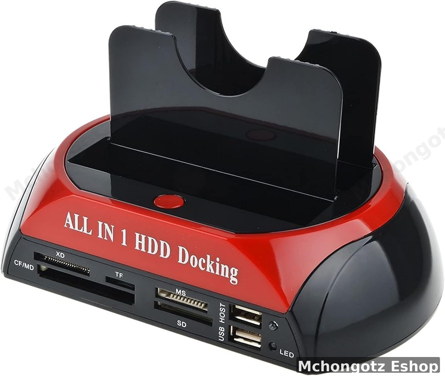 Dual Slot Hard Drive Docking Station (2.5"/3.5" SATA & IDE) with Card Reader & USB Hub