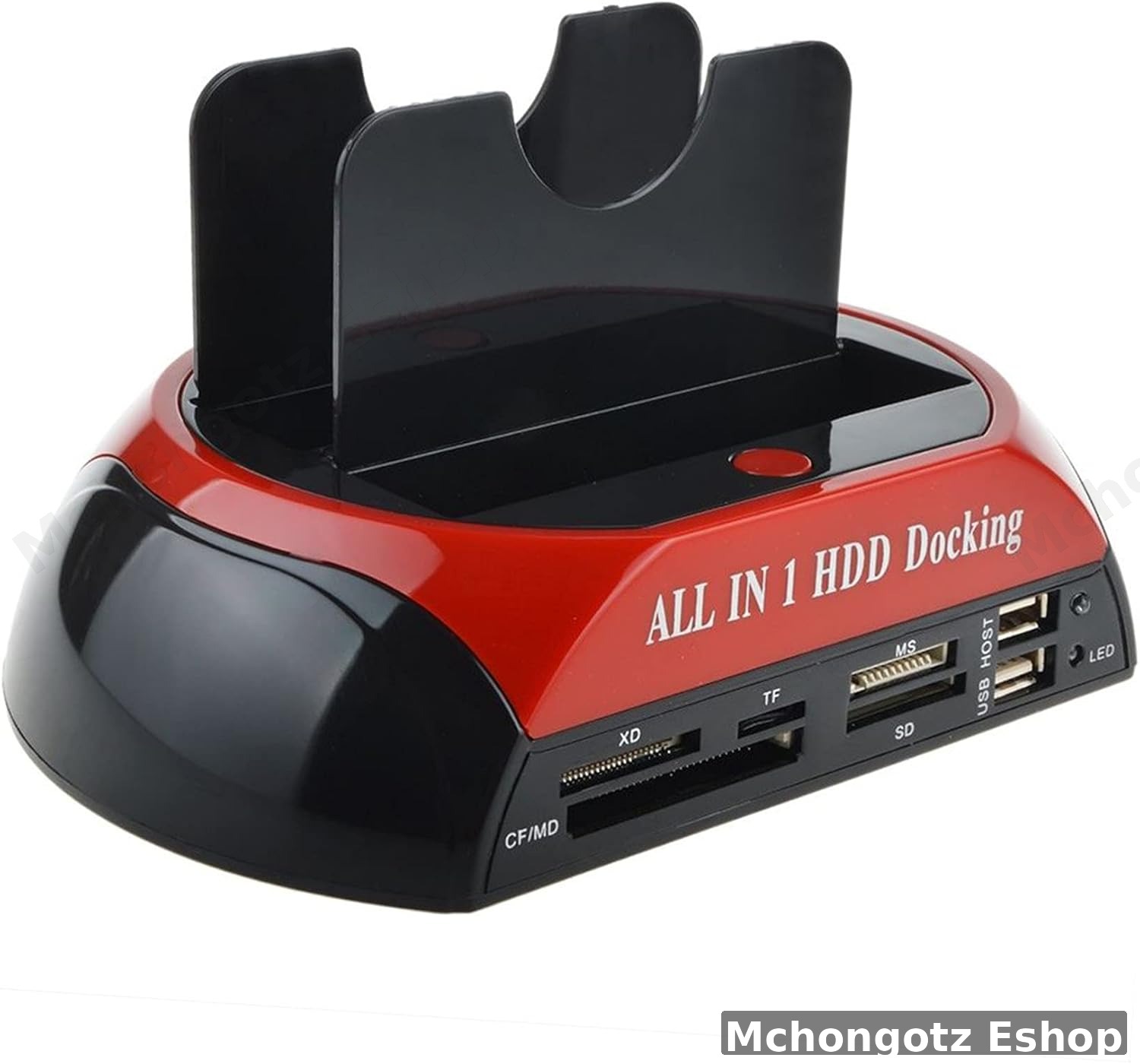 Dual Slot Hard Drive Docking Station (2.5"/3.5" SATA & IDE) with Card Reader & USB Hub