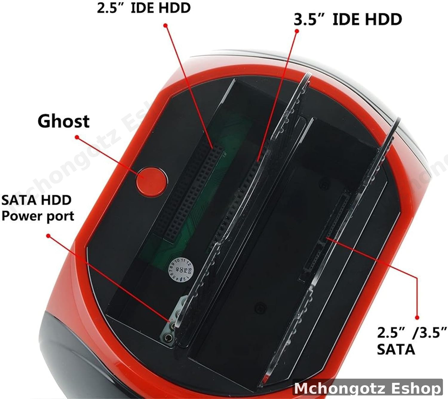 Dual Slot Hard Drive Docking Station (2.5"/3.5" SATA & IDE) with Card Reader & USB Hub