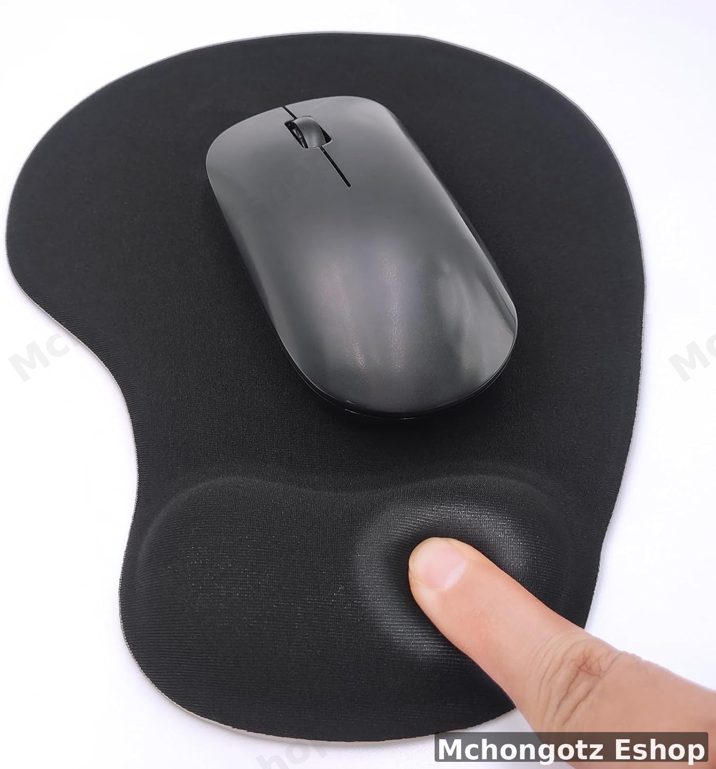 Ergonomic Mouse Pad with Gel Wrist Support