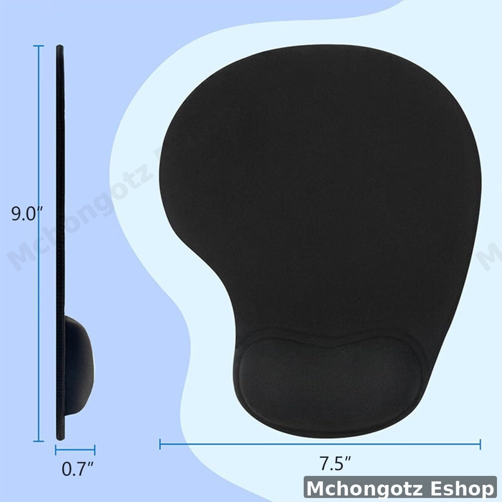 Ergonomic Mouse Pad with Gel Wrist Support