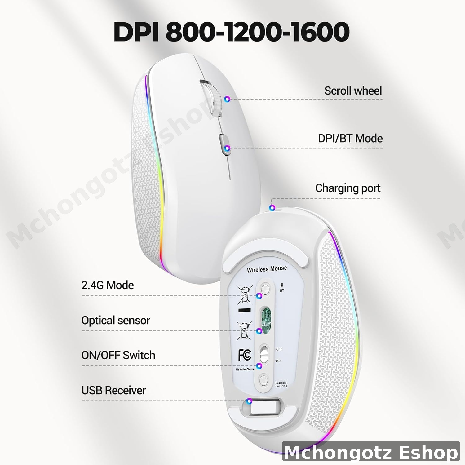 FENISIO X617 Wireless Backlit Keyboard & Mouse Combo