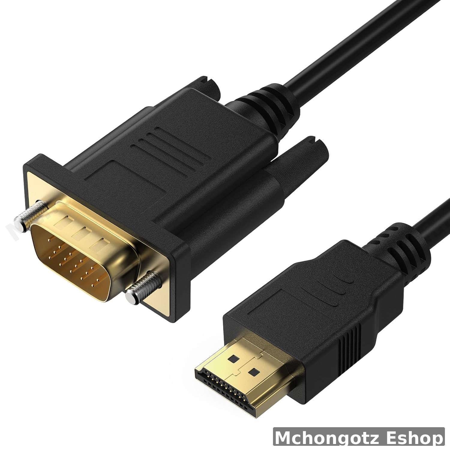 HDMI to VGA Cable 1.5m (1080P Video Converter)
