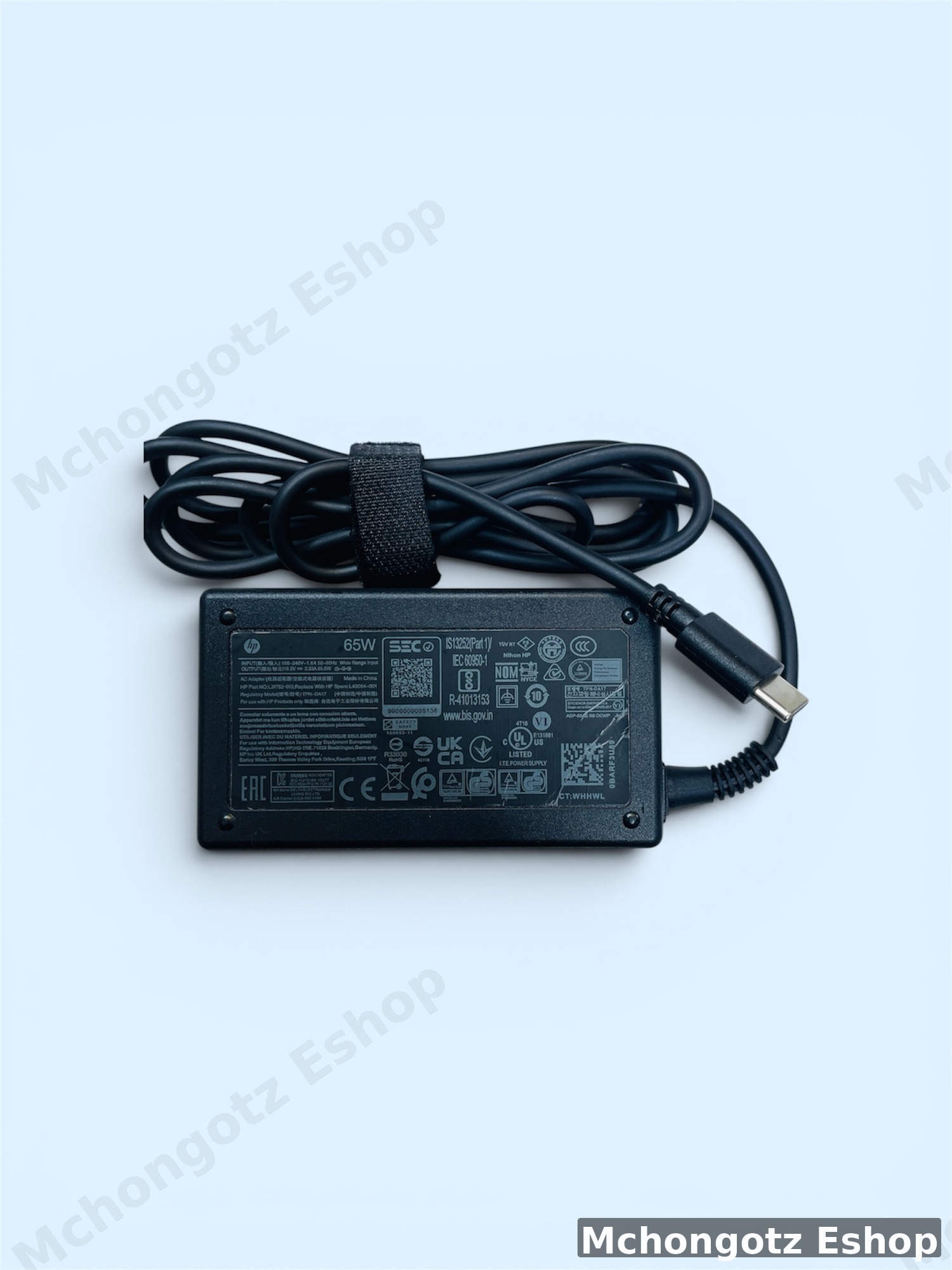 HP TYPE C ADAPTER 65W LAPTOP CHARGER