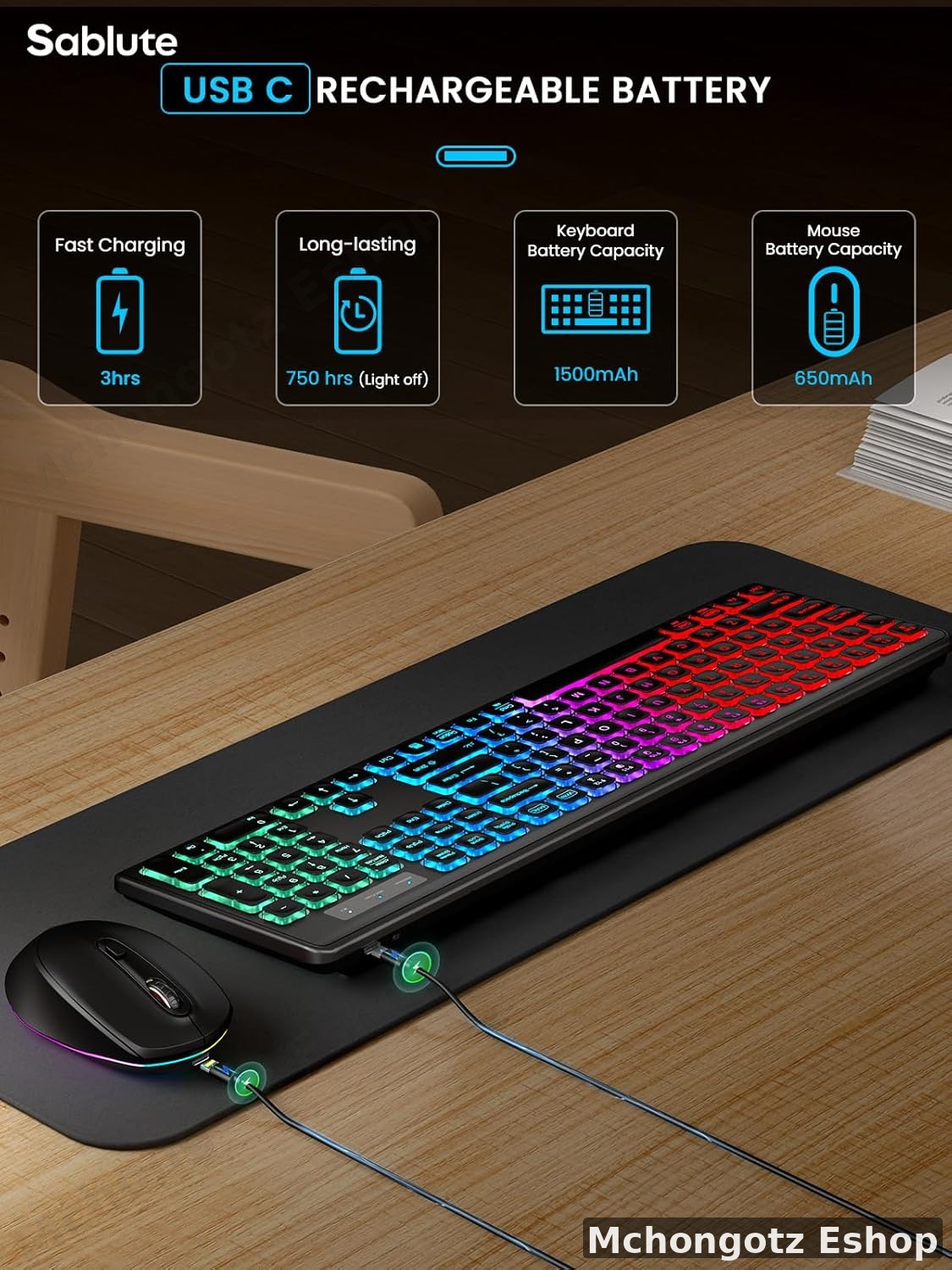 KL1 Wireless Keyboard & Mouse Combo