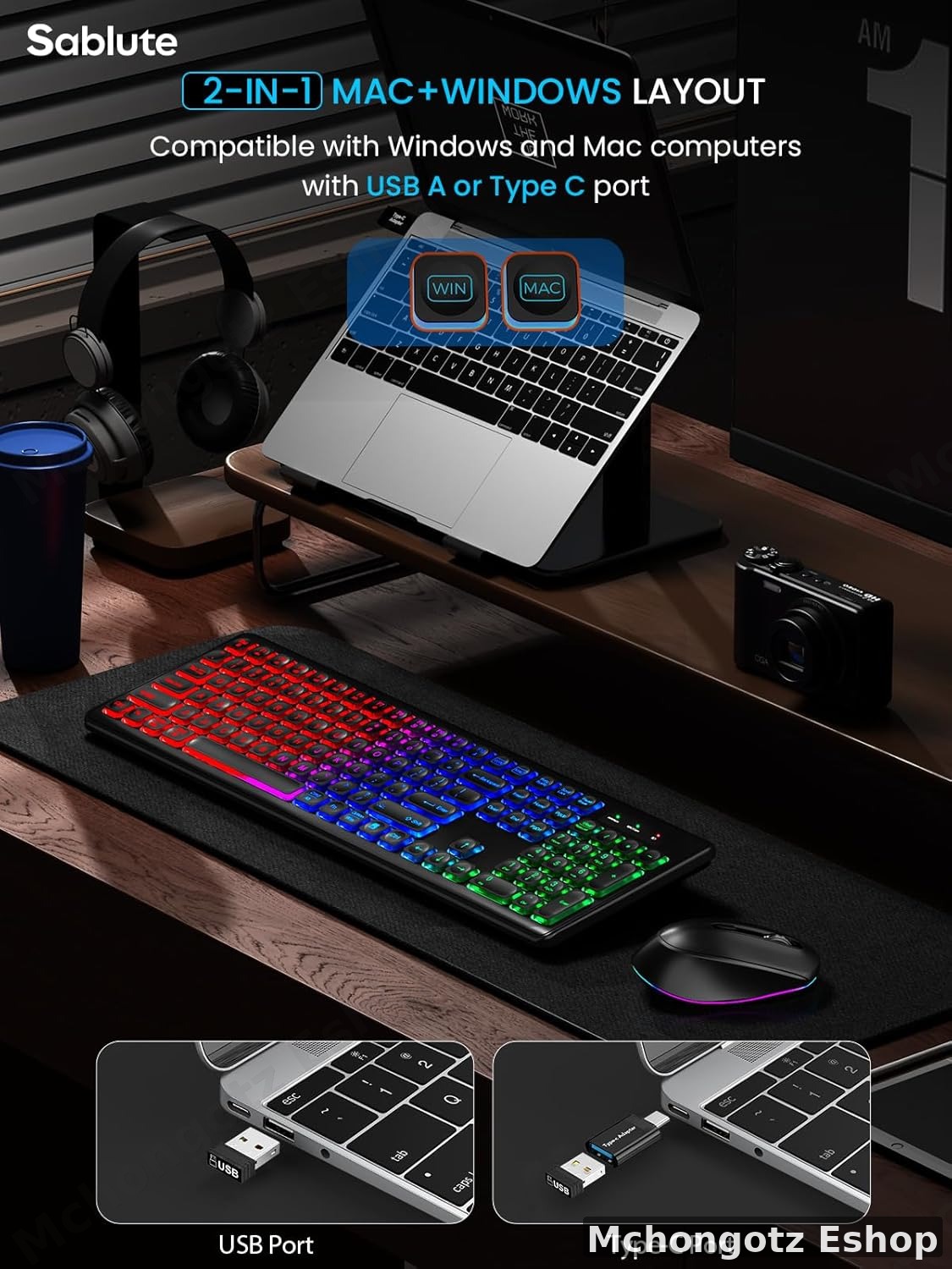KL1 Wireless Keyboard & Mouse Combo