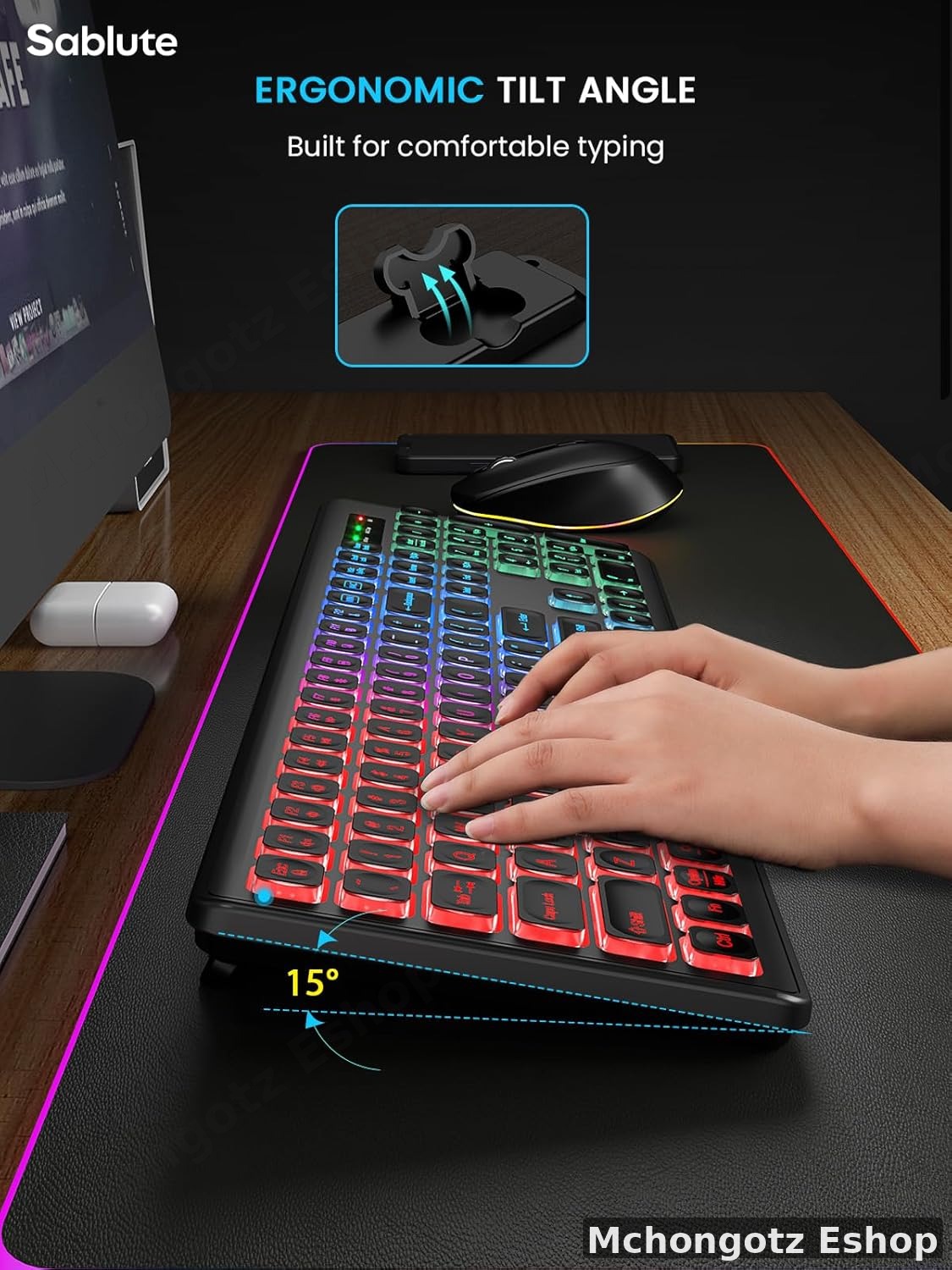 KL1 Wireless Keyboard & Mouse Combo