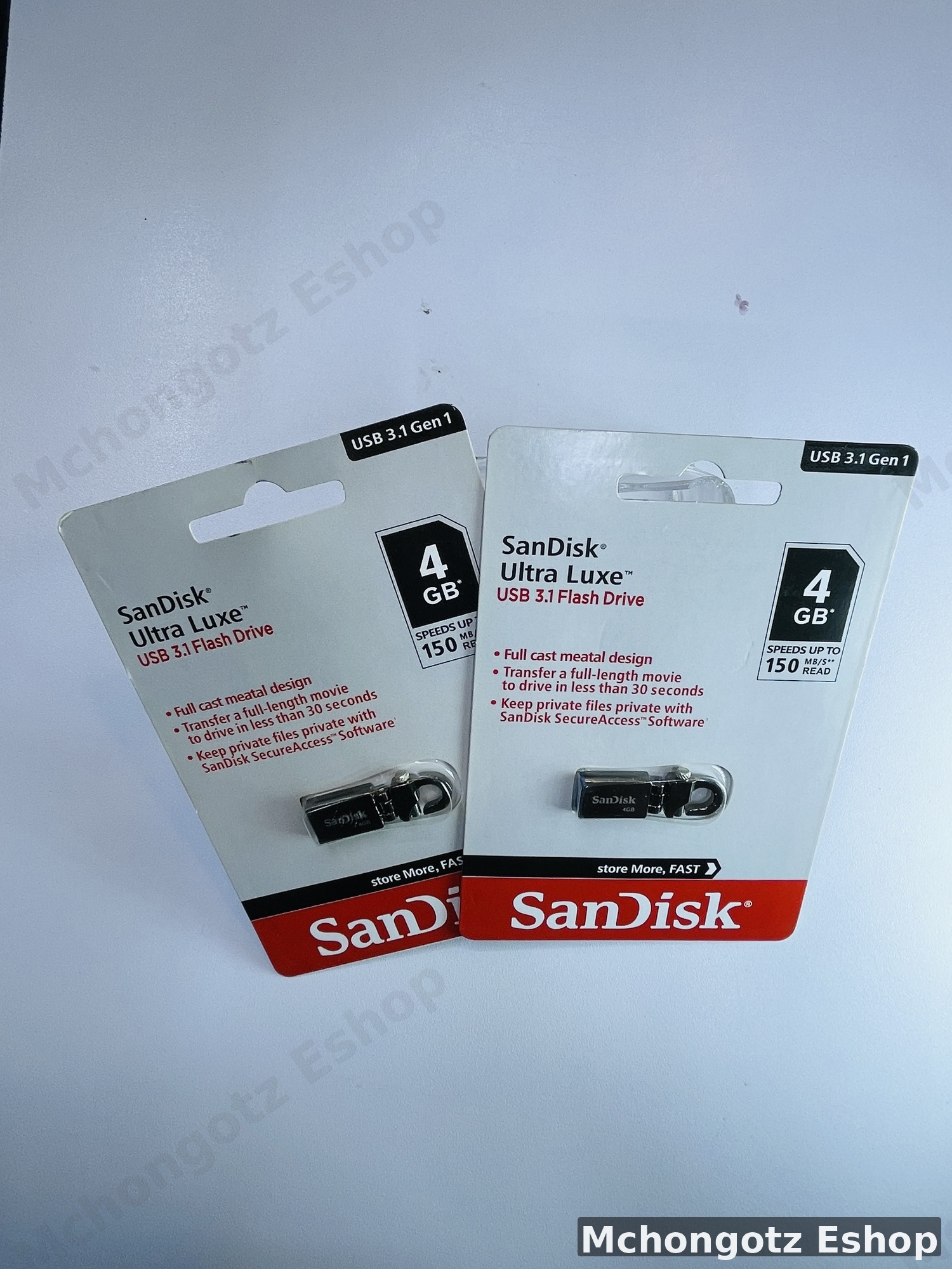 4GB SanDisk Ultra Luxe USB 3.1 Flash Drive