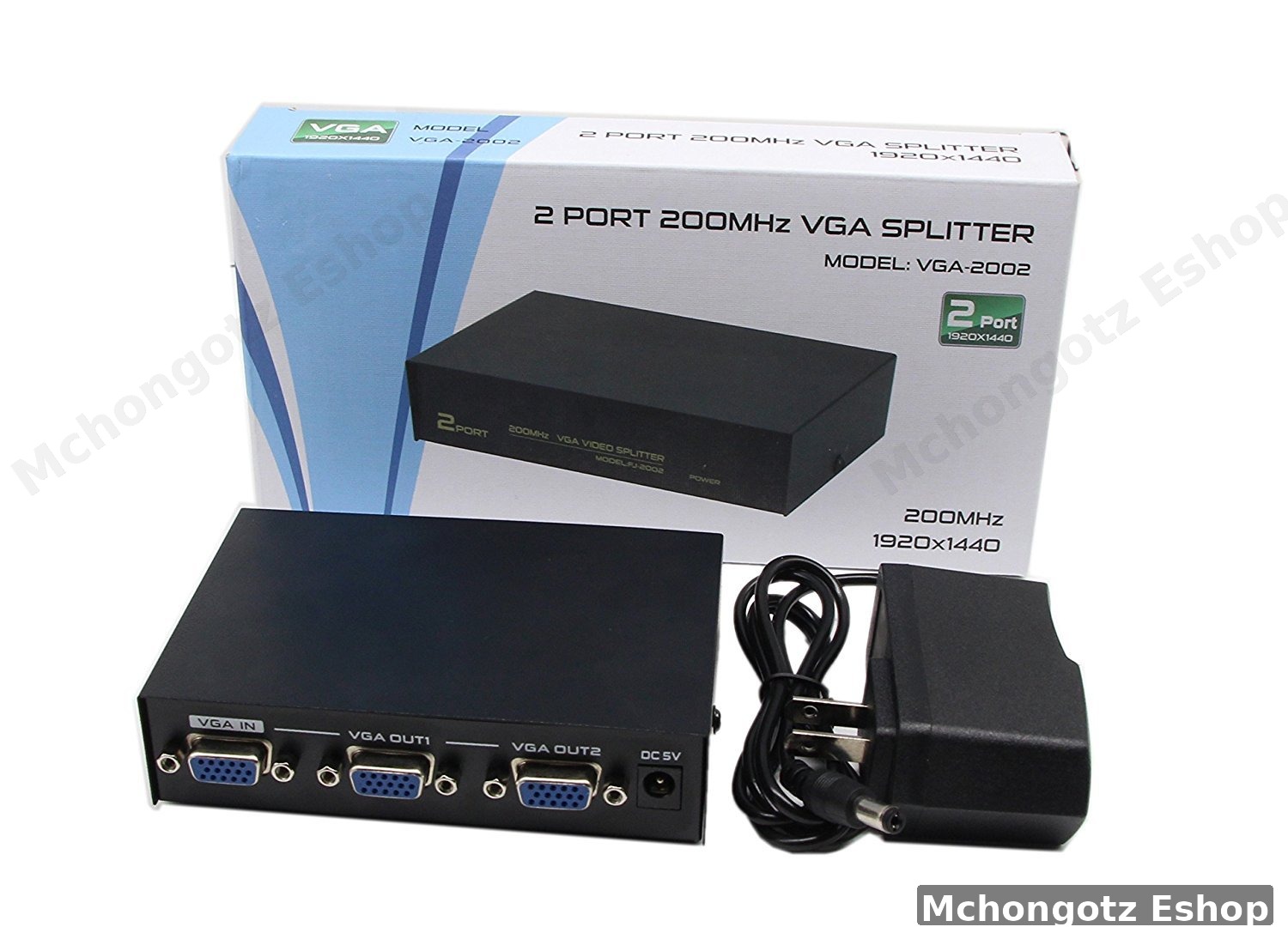 2-Port VGA Video Splitter