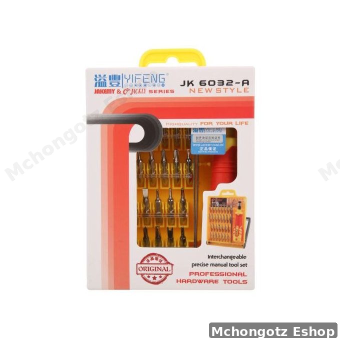 TOOL KIT JK 6032-A 32-in-1 Professional Screwdriver Tool Kit