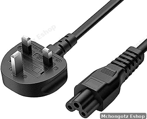 UK Power Cable Flower, Black fuse, white fuse and Red fuse (1.5M)