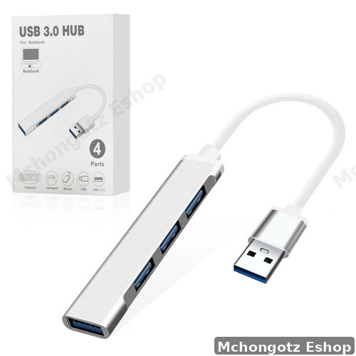 USB 3.0 4-Port USB Hub Splitter Adapter (OTG)