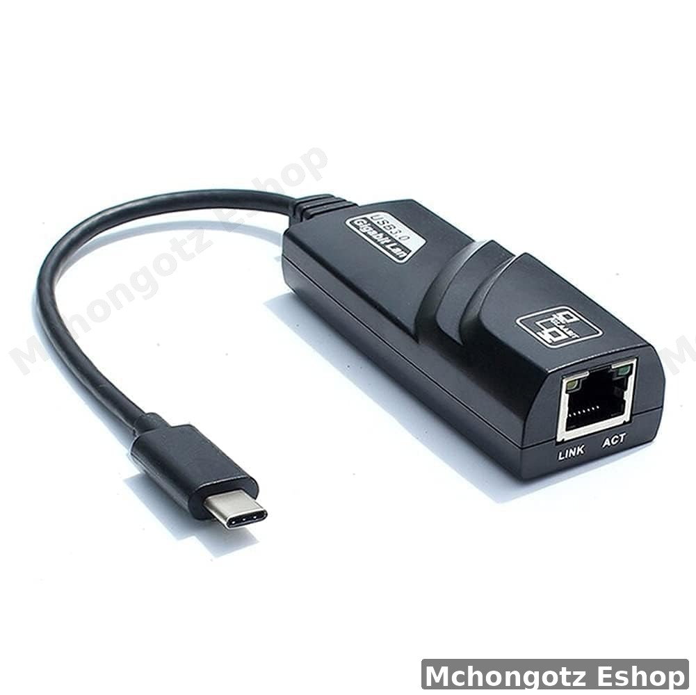 USB C to Ethernet Adapter (USB 3.0 Gigabit LAN Adapter)