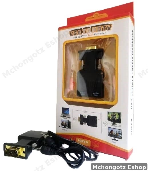 VGA to HDMI Adapter with Audio Output (1080P)