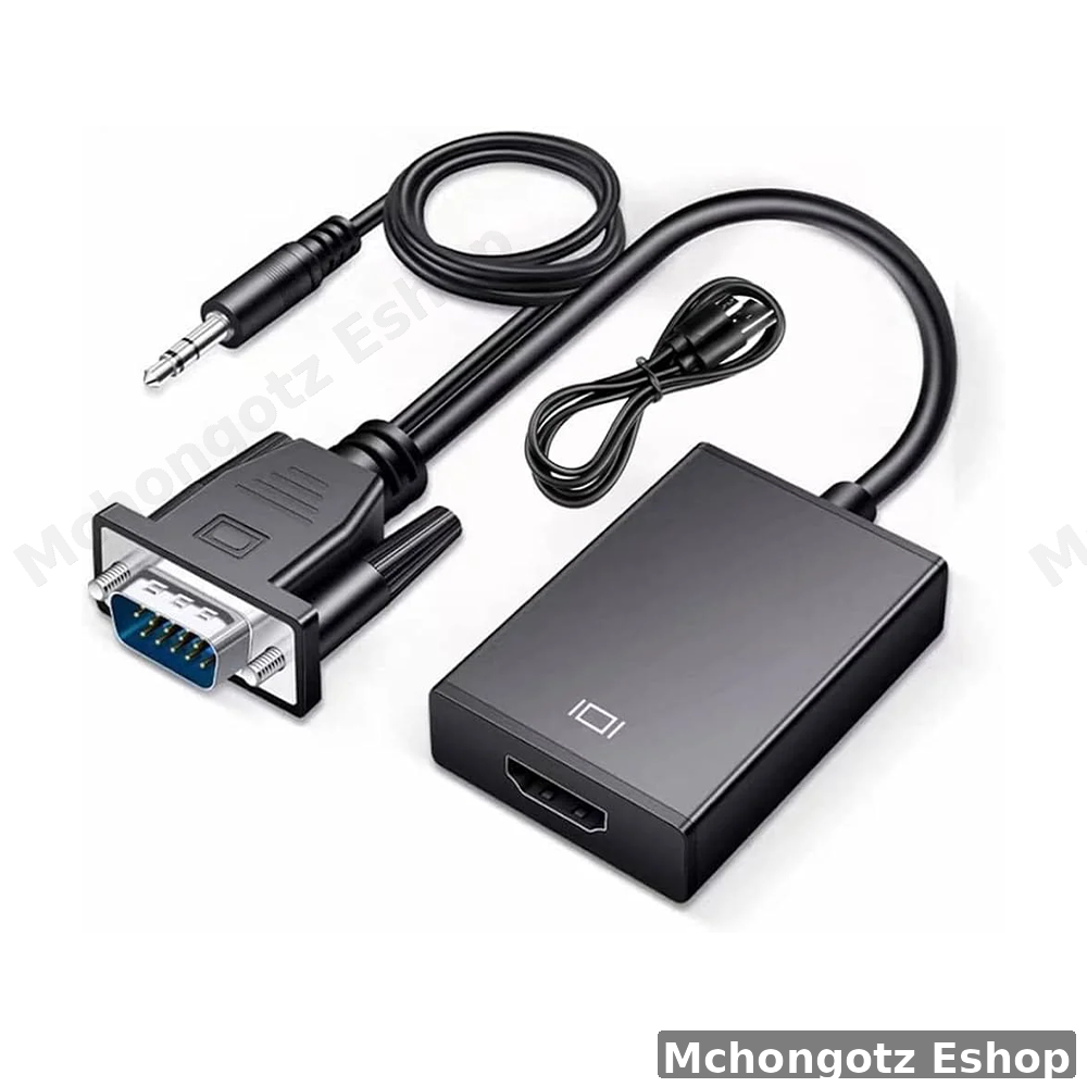 VGA to HDMI Converter Adapter (1080P)