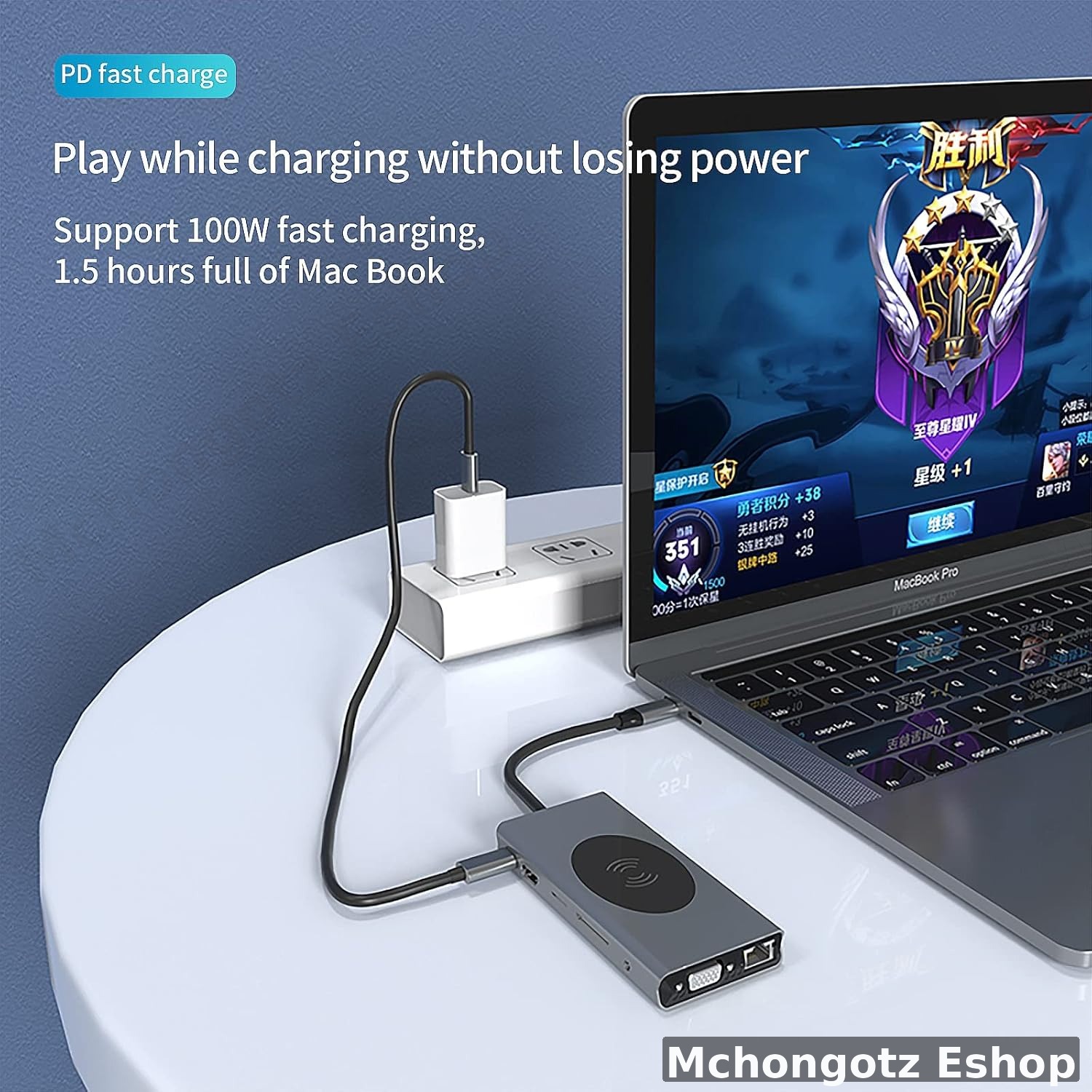 13-in-1 USB-C Hub Multiport Adapter | 4K HDMI | VGA | Ethernet | Wireless Charging Price in Tanzania - image 7