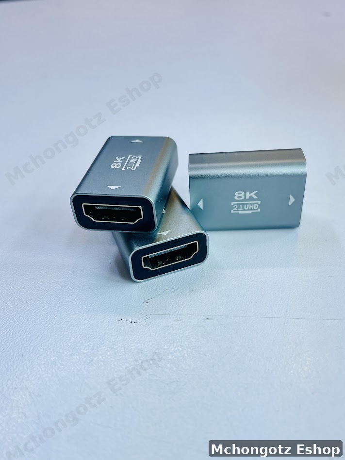 HDMI EXTENDER 8K Female to Female Connector (HDMI 2.1 Aluminum Adapter)