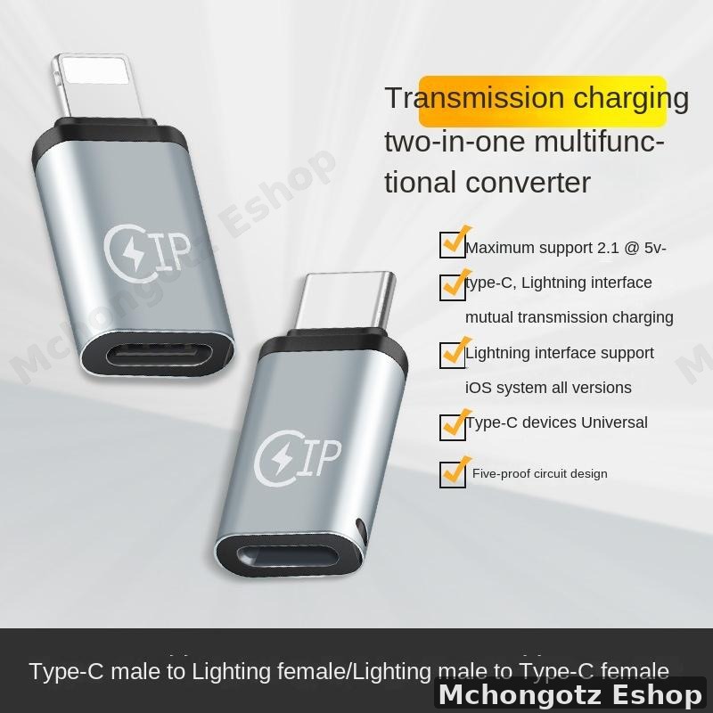 OTG Adapter Lightning Male to USB Type C Converter for iPhone 6 up to 14 - image 4