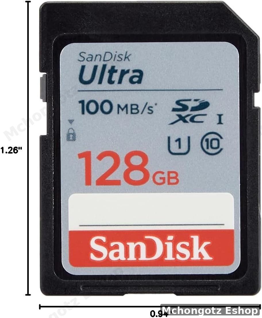 SanDisk Ultra 128GB SDXC Memory Card | 100MB/s | Camera & Device Storage Price in Tanzania