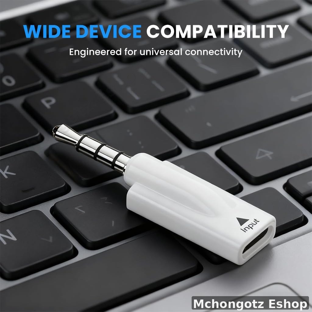 TYPE C Female to 3.5mm Male Audio Adapter (16bit/48KHz Dongle) - image 2