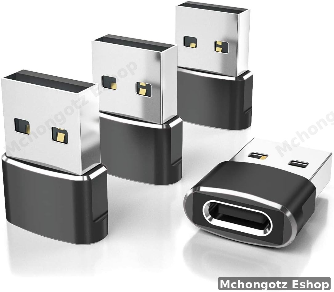 USB to Type C Adapter Converter (Model G, USB Male to Type-C Female)