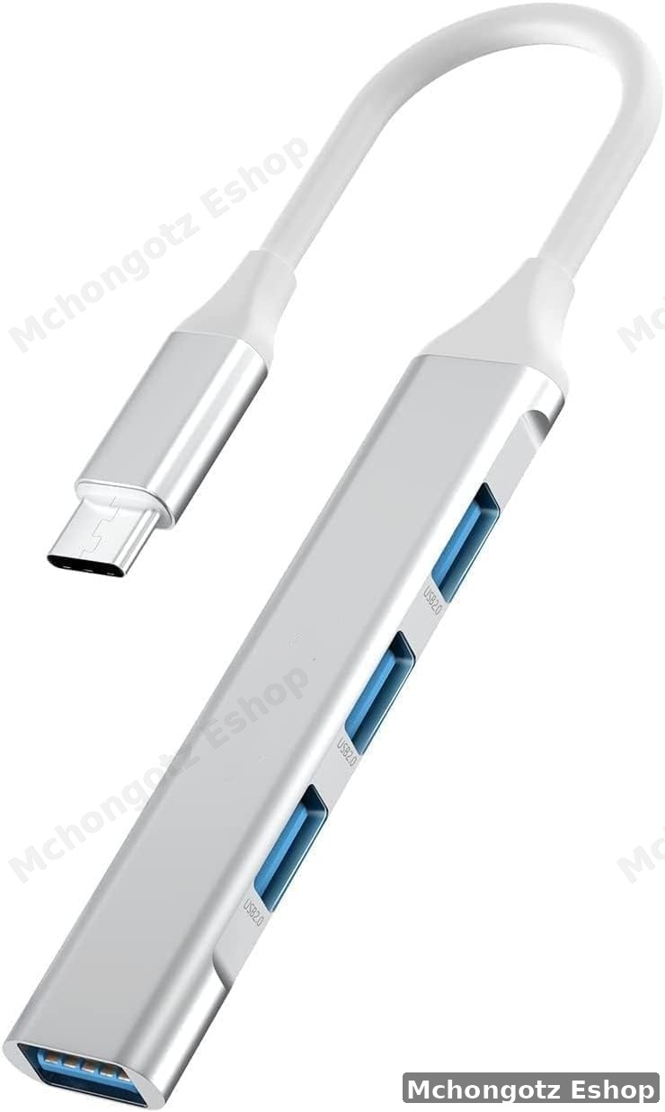 4-in-1 USB-C Hub | Type-C to 4 USB-A Ports | Portable USB Hub Price in Tanzania - image 7