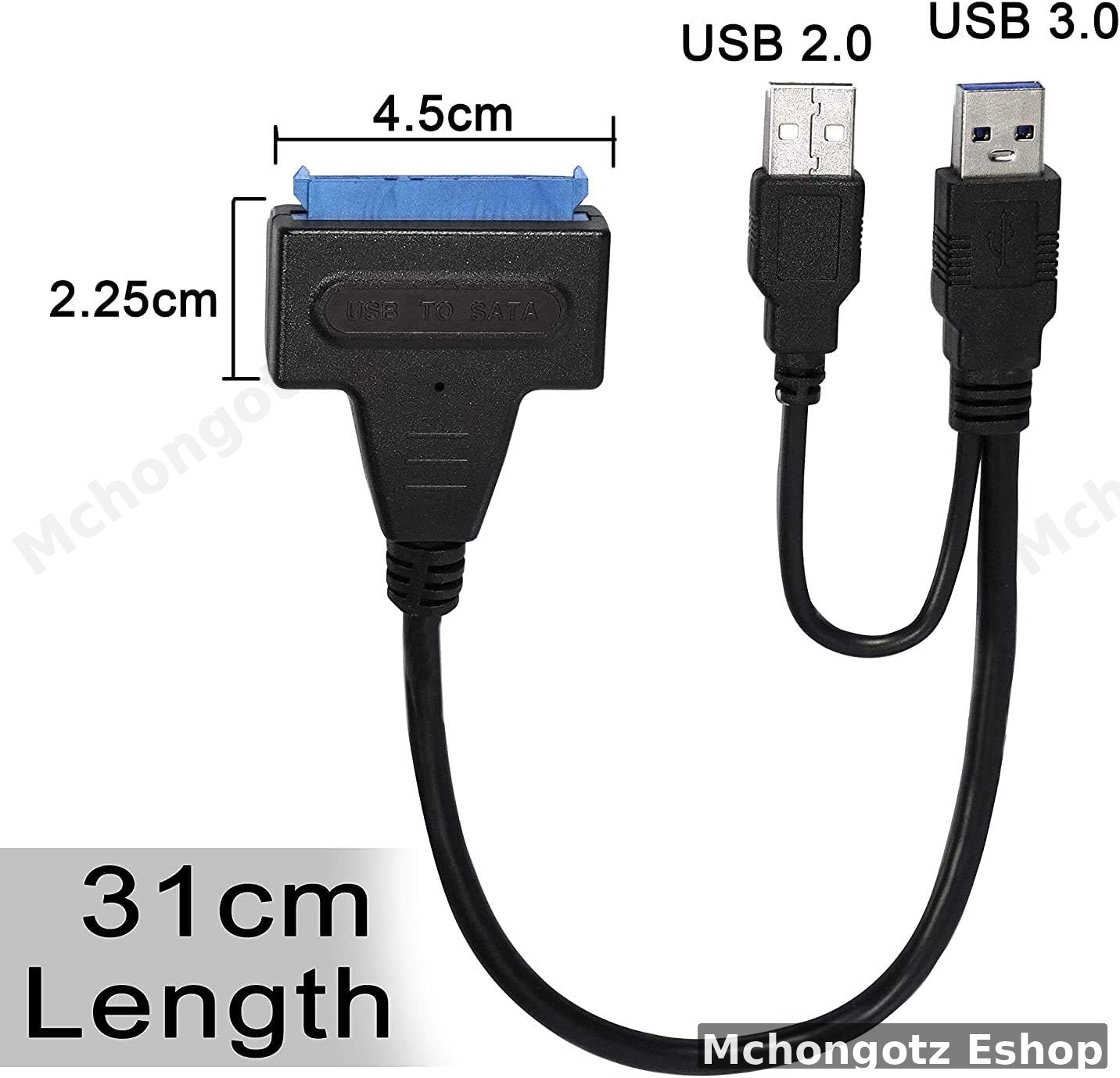CARE CASE USB 3.0 to SATA Adapter Cable | 2.5" HDD / SSD Converter Price in Tanzania - image 3