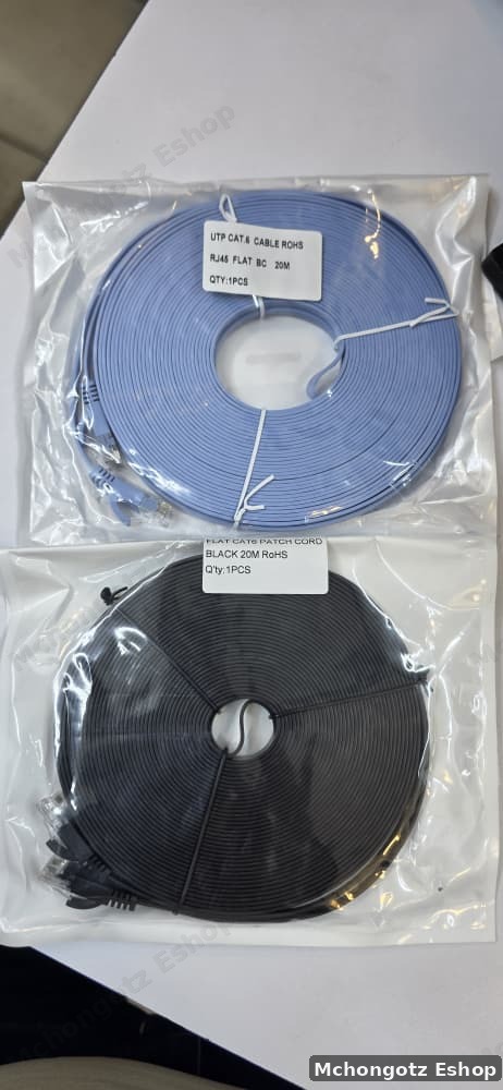 Flat CAT6 LAN Cable 20M - image 2