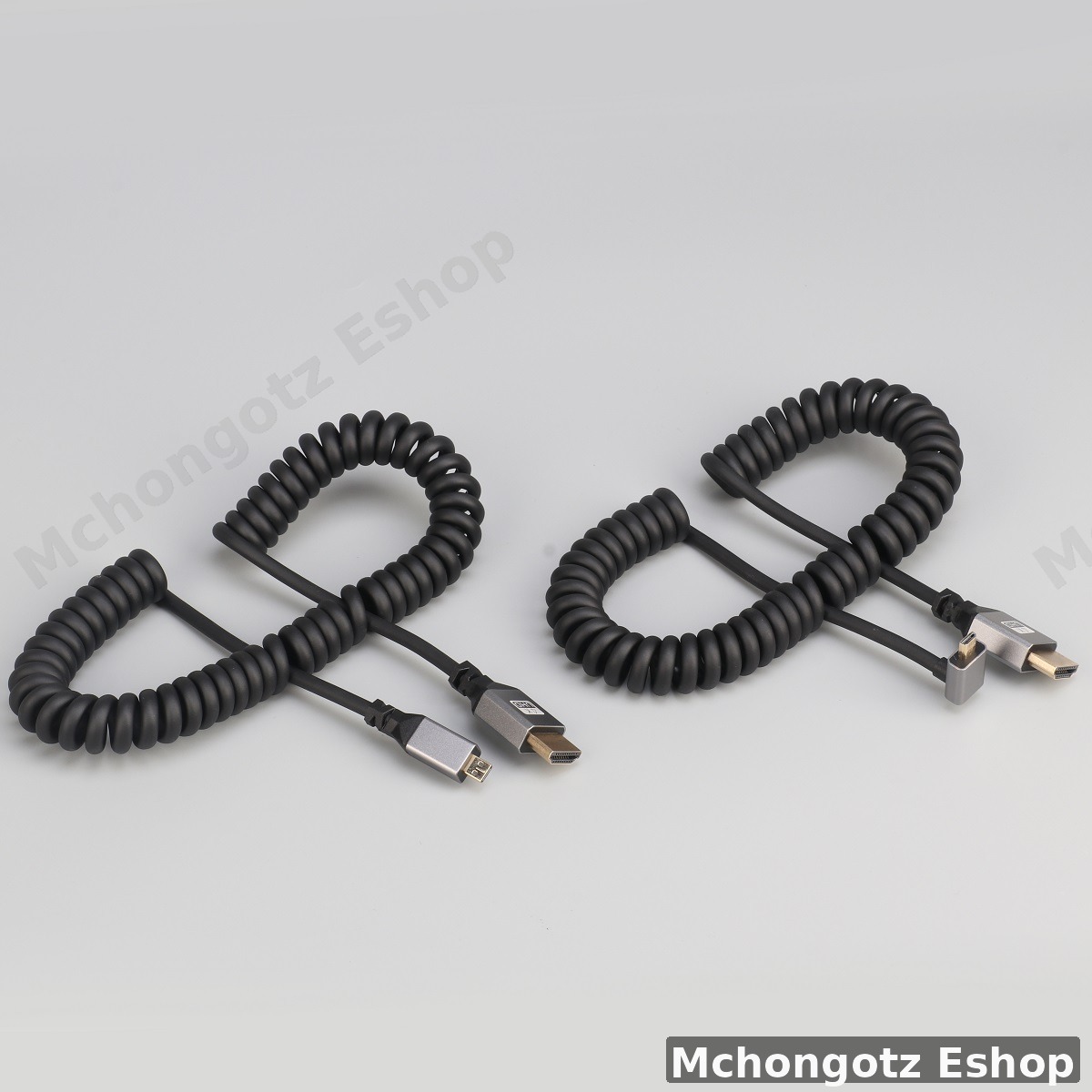 Micro HDMI to HDMI Coiled Cable | 4K 60Hz Flexible Spiral Cable 0.5M–2.4M Price in Tanzania - image 7