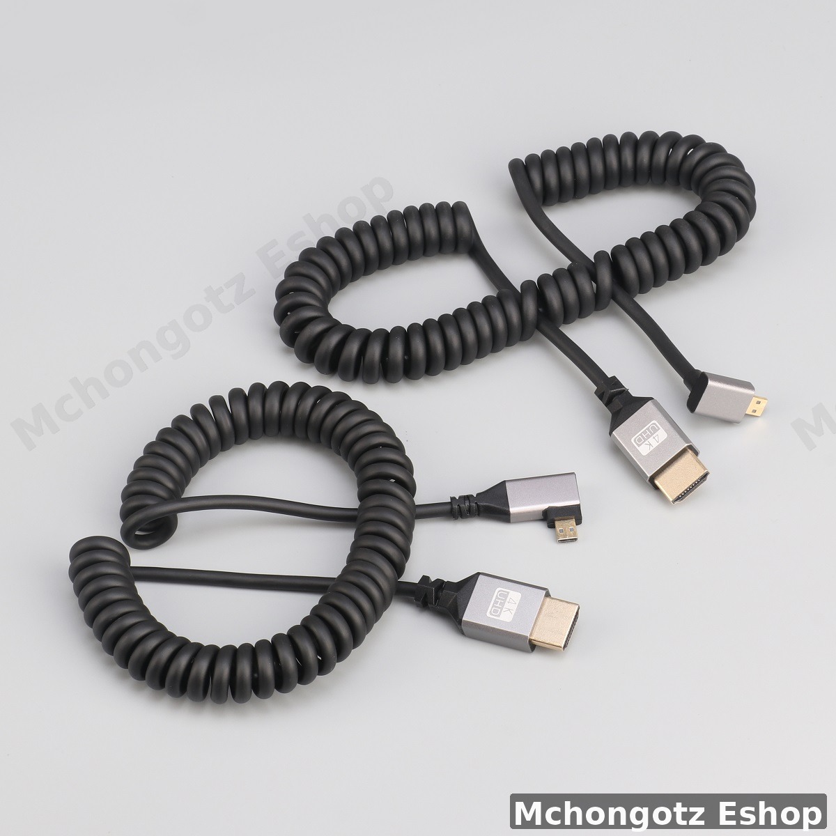 Mini HDMI to HDMI Coiled Cable | 4K 60Hz Stretchable Camera Cable Price in Tanzania - image 11
