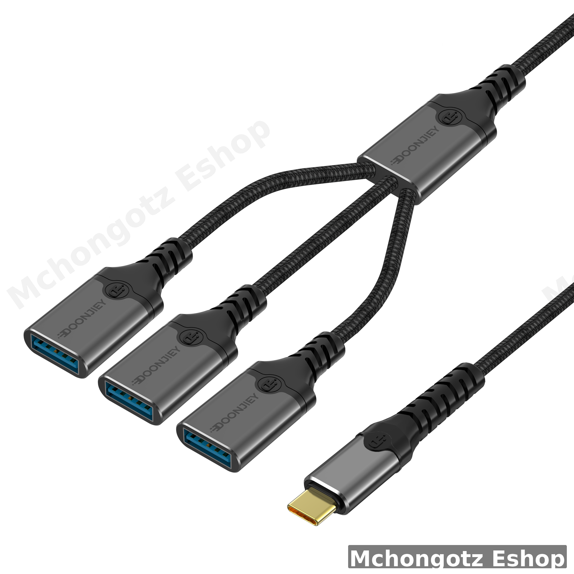 USB Splitter Cable 3-in-1 | USB 2.0 Male to 3 USB-A Female OTG Extender Hub Price in Tanzania