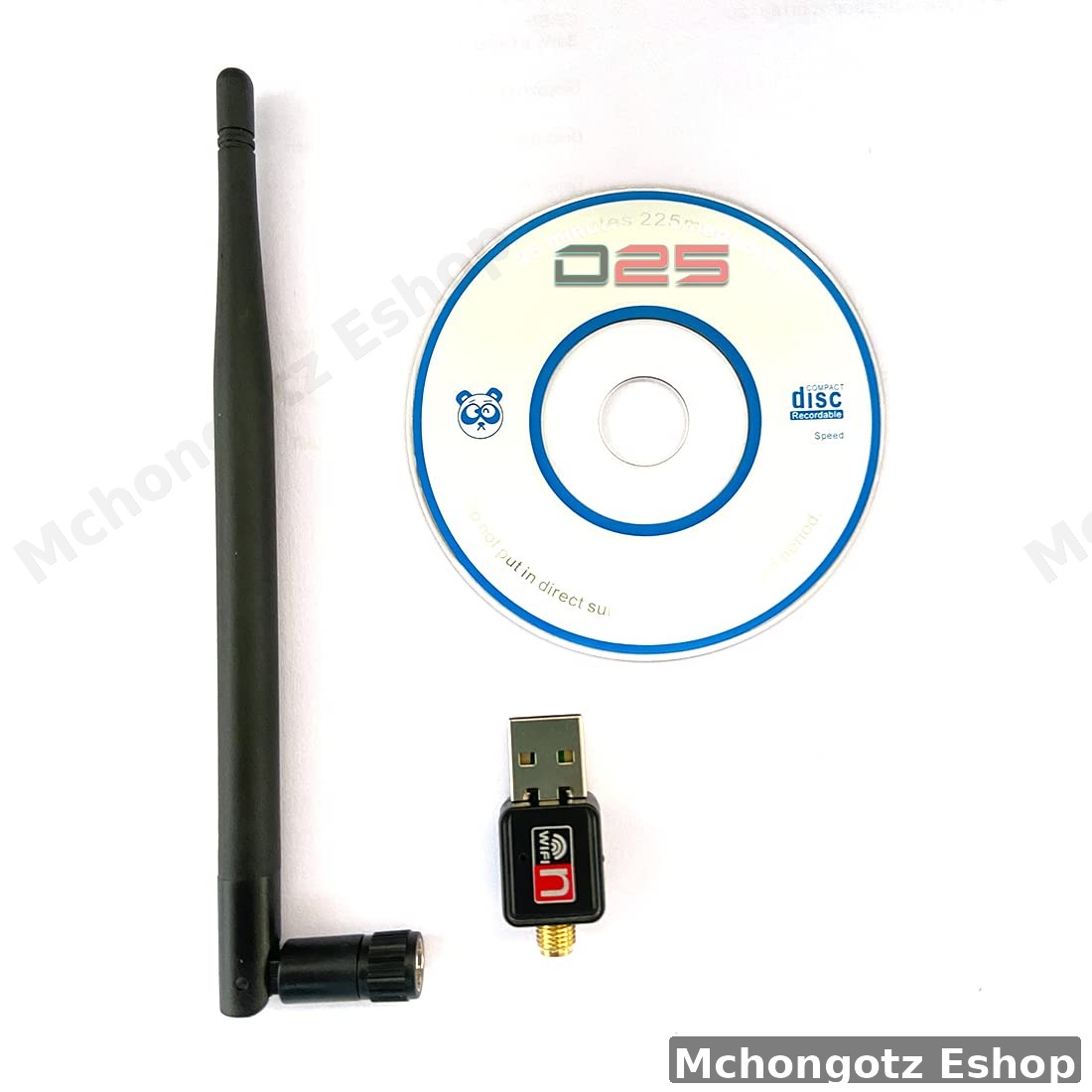USB WiFi Adapter 600Mbps | 802.11n/g Wireless Receiver with External Antenna Price in Tanzania - image 2