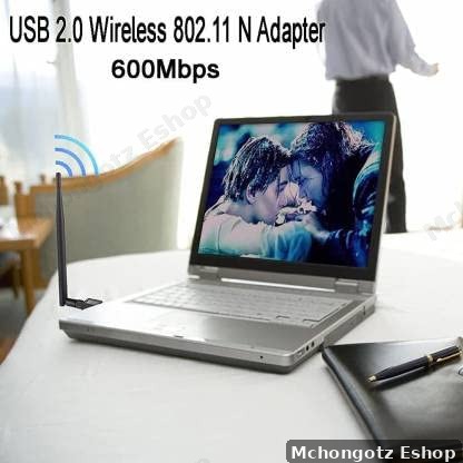 USB WiFi Adapter 600Mbps | 802.11n/g Wireless Receiver with External Antenna Price in Tanzania - image 4