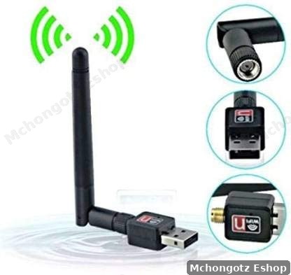 USB WiFi Adapter 600Mbps | 802.11n/g Wireless Receiver with External Antenna Price in Tanzania - image 5