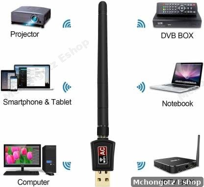 USB WiFi Adapter 600Mbps | 802.11n/g Wireless Receiver with External Antenna Price in Tanzania - image 6