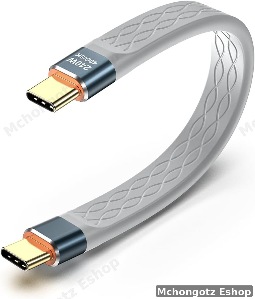 USB4 Type C to Type C Cable 0.14M | 240W PD | 40Gbps | 8K 60Hz Price in Tanzania - image 3