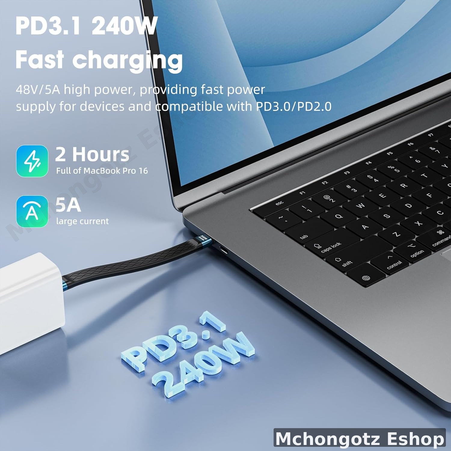 USB4 Type C to Type C Cable 0.14M | 240W PD | 40Gbps | 8K 60Hz Price in Tanzania - image 8