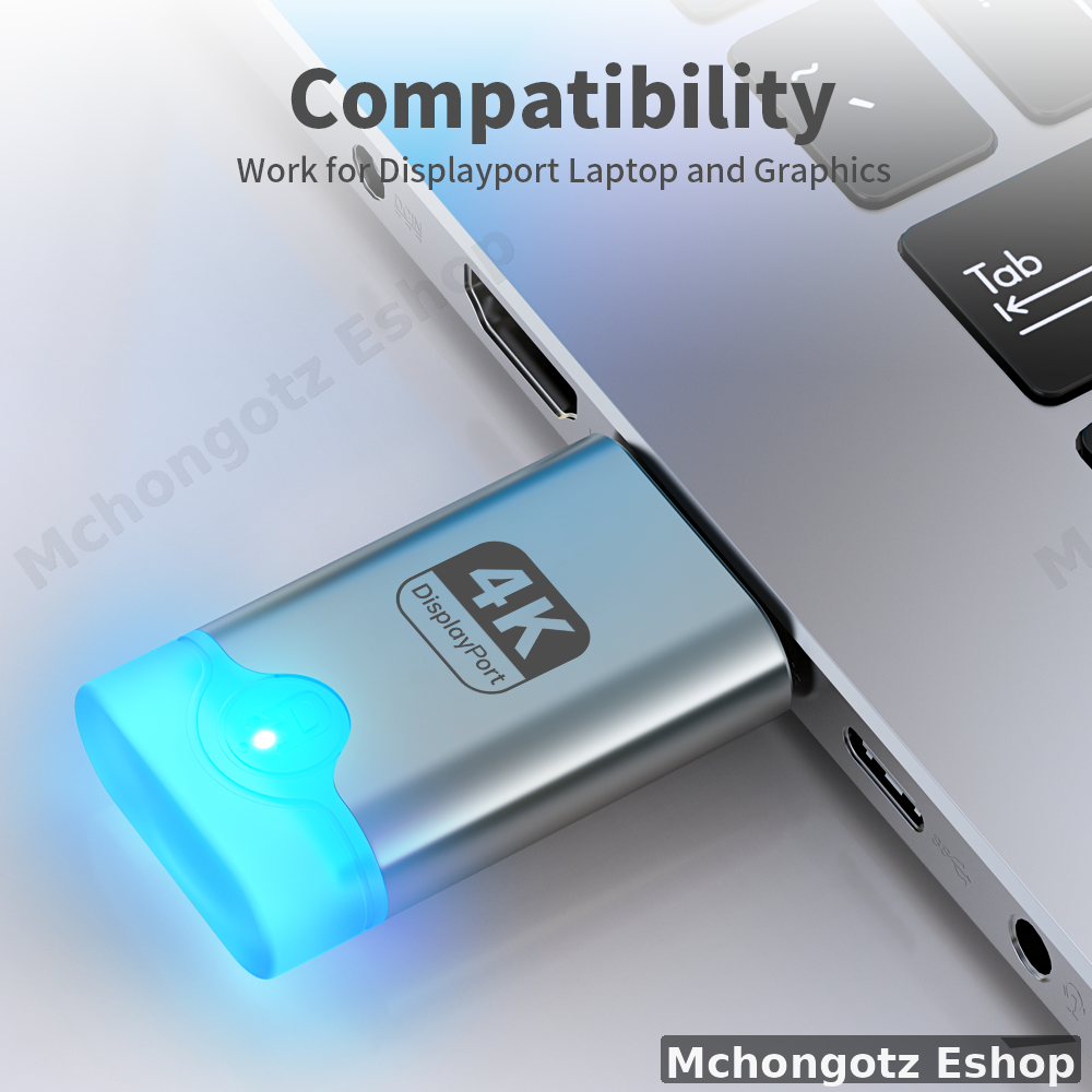 DisplayPort (DP) 4K 60Hz virtual display adapter dummy plug DOONJIEY - image 4