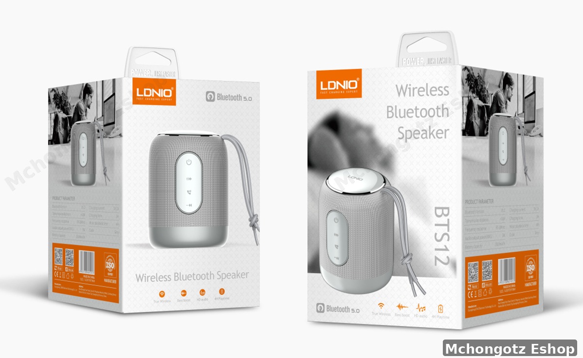 LDNIO BTS12 bluetooth speaker 10W IP67 waterproof 8 hours playback - image 4